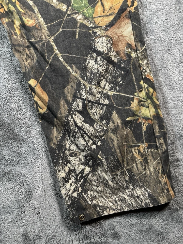 Cabela's Mono Camuflado Para Hombres XL Roble Musgo Roble Vellón Baberos de Caza Usado en Excelente Condición Foto 2 de 4