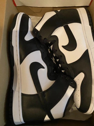 Nike Dunk High Retro Black White Panda Men's Size 12