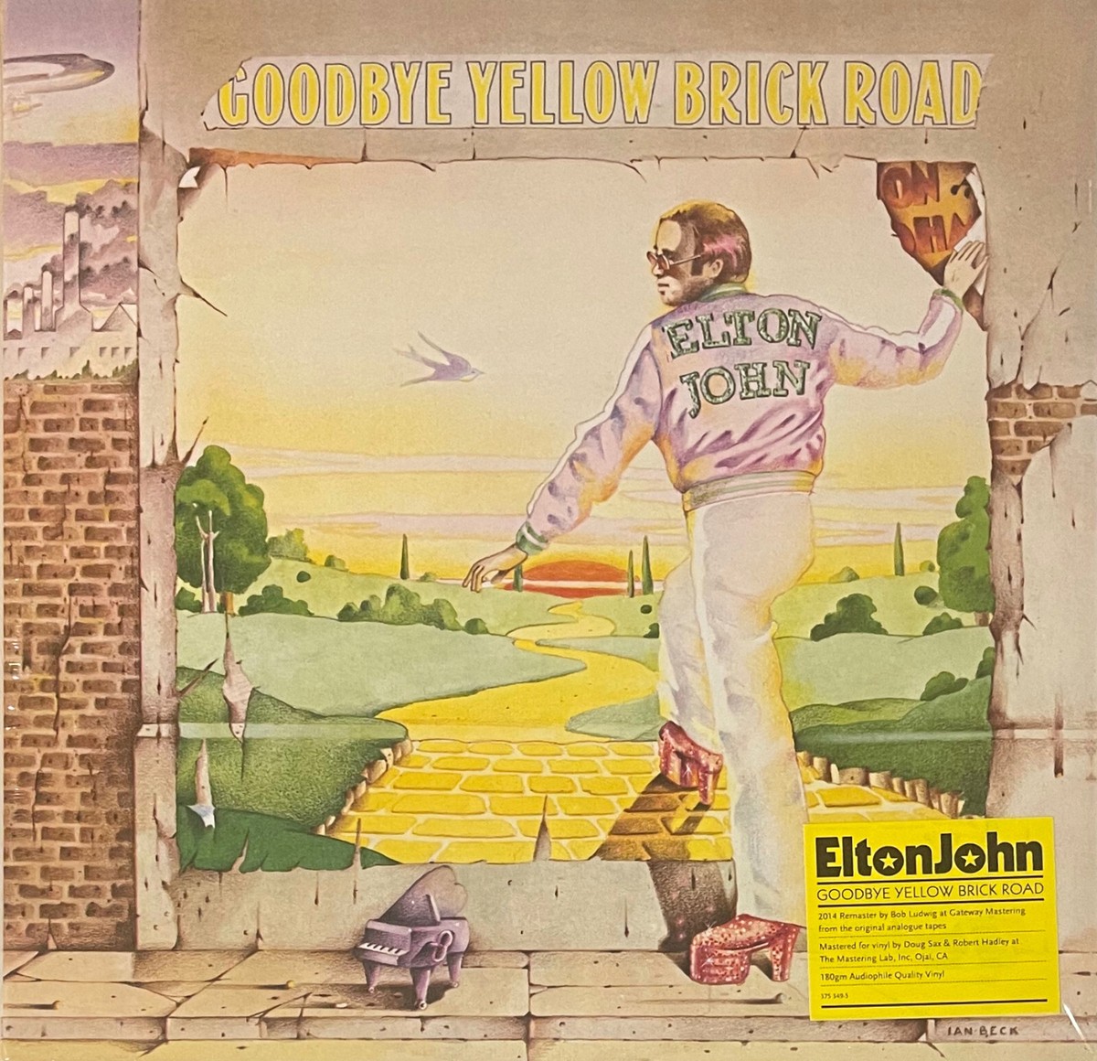 英LP Elton John Goodbye Yellow Brick Road ELTON JOHN - GOODBYE YELLOW BRICK ROAD, 2014 EU REMASTERED 180G