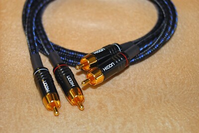 Sommercable CLASSIQUE RCA/Cinch HiFi-Kabel, NF-/ Phonokabel 2 x 1,00 m