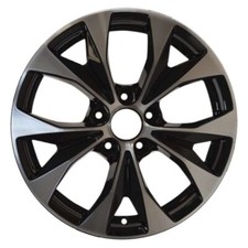 New 17 Replacement Wheel Rim For 2012 2013 Honda Civic Black Machined New 17 Replacement Wheel Rim For 2012 2013 Honda Civic Black Machined