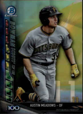 2017 Bowman Chrome Baseball Scouts Top 100 Rookie Insert Singles (Pick Ur Cards)