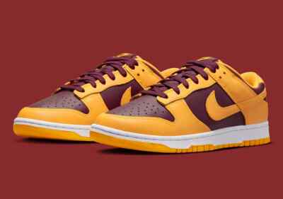 Nike Dunk Low Arizona State University ASU Gold White DD1391