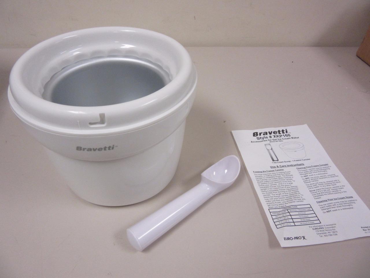 Bravetti Ice Cream Maker Replacement Gel Canister Scoop KP160H XKP160