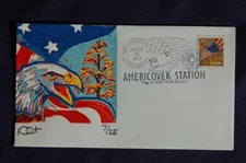 2013 Americover Convention Event Cover Curtis BP Cachet Sc#4796 CU485 Fall Flag