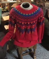 Time and Tru Sweater Xxl/2xg 20 Red 