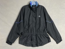 Fs Frank Shorter Womens Jacket Size L Black Hidden Hood Cinched Waist