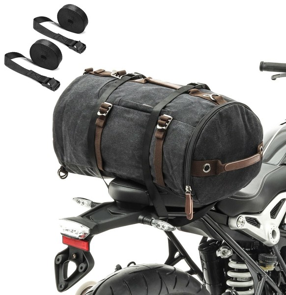 Rucksack FüR Yamaha XVS 650 / 250 Drag Star Hecktasche VG8 35L Schwarz-image