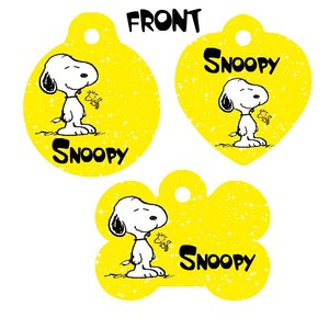 Pet Id Snoopy Personalized Custom Double Sided Pet W Name Number Ebay