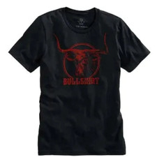 New! Men's Tin Haul Black 'BULLSHIRT' STEER HEAD GRAPHIC SHIRT Size S M L XL 2XL