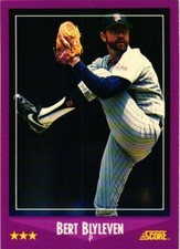 1988 Score Baseball Card # 90 Bert Blyleven