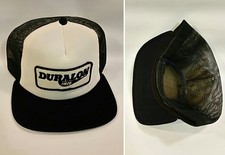 Vintage DURALON TIRES Old Stock Trucker Hat Old School Snap Back Hat Cap