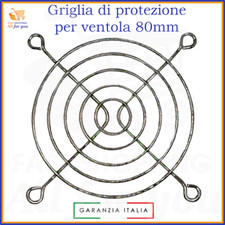 Griglia per ventole protezione ventola pc fisso da case di 80mm protettiva 80x80