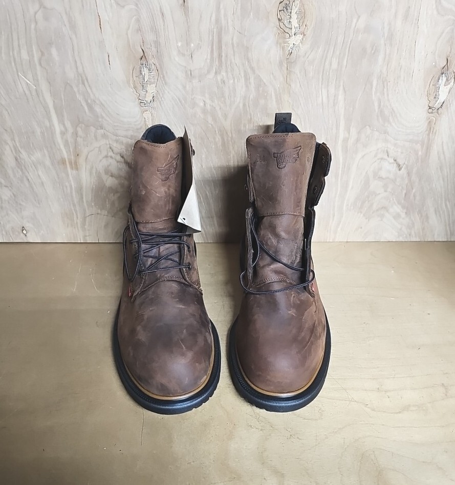 RED WING Leather Boots 4215 SZ 15 W Resistant Steel Toe Waterproof MADE USA NEW Men main image 4