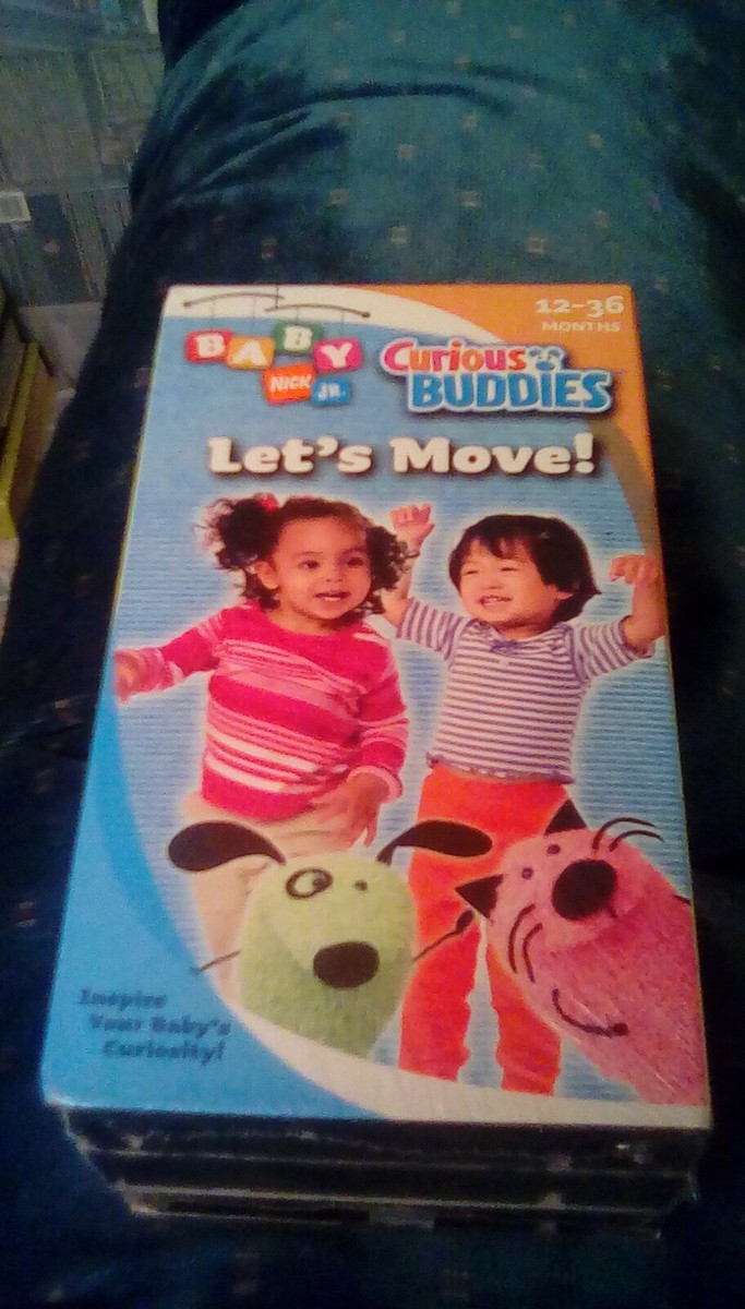 Baby Nick Jr. - Curious Buddies - Let's Move! RARE Paramount