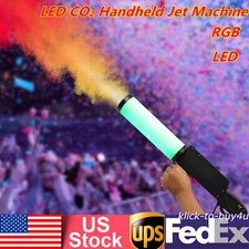 Night club Bar Party RGB Led DJ Stage Co2 Jet Machine Effect Fogger Smoke Gun US