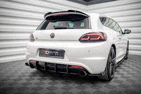 Diffusor Seiten Flaps FüR Volkswagen Scirocco R Mk3 Schwarz Hochglanz