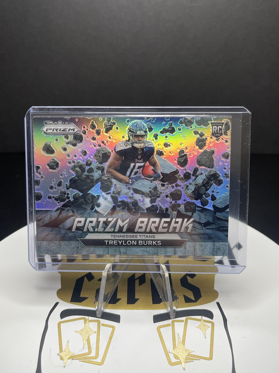 2022 Panini Prizm Treylon Burks Rookie Prizm Break Silver Insert!! Titans!!