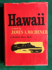 HAWAII by James A. Michener 1959 hcdj FIRST EDITION 1st PRINT ~ Collectible Rare