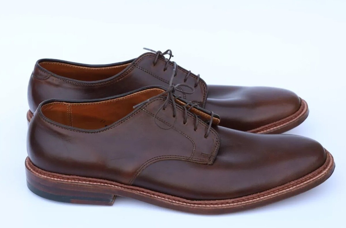 Alden Plain Toe Blucher Size 11 in Brown Leather | eBay