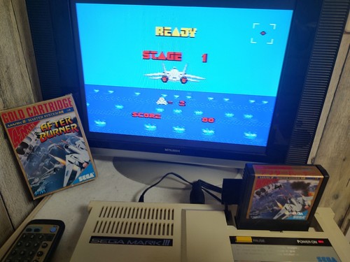 AFTER BURNER SEGA Master system MK-2000/Mark3 Cart and Box, Working-f1001- - Picture 19 of 19