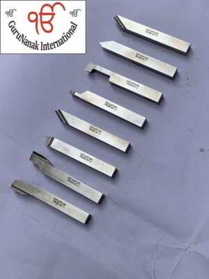 3/8''x 3-1/8''HSS Lathe Pre Formed Tool Form Set Of 8 Pieces Square Shank Bits M2/