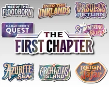 Disney Lorcana TCG Binder Set Holographic Sticker Labels - Regular Size Decals