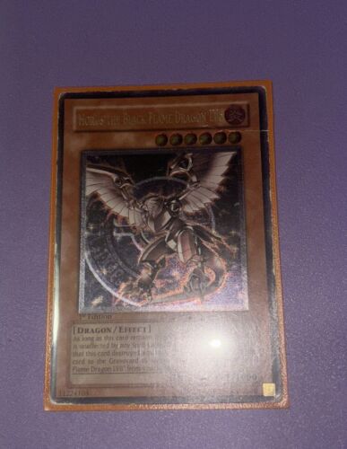 Horus the Black Flame Dragon LV6 SOD-EN007 Ultimate 1st Edition - Heavily Played - Picture 1 of 6
