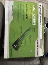 Golf Green putter trainer upgrade edition w/automatic ball return track
