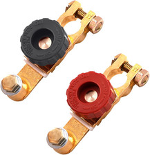 2Pcs Top Post Battery Disconnect Switch - Quick Disconnect Battery Cut off Switc