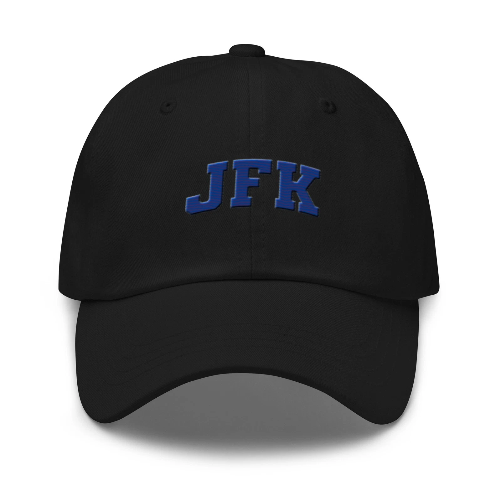 JFK Embroidered Baseball Cap, Minimal Vintage Dad Hat Style Unisex