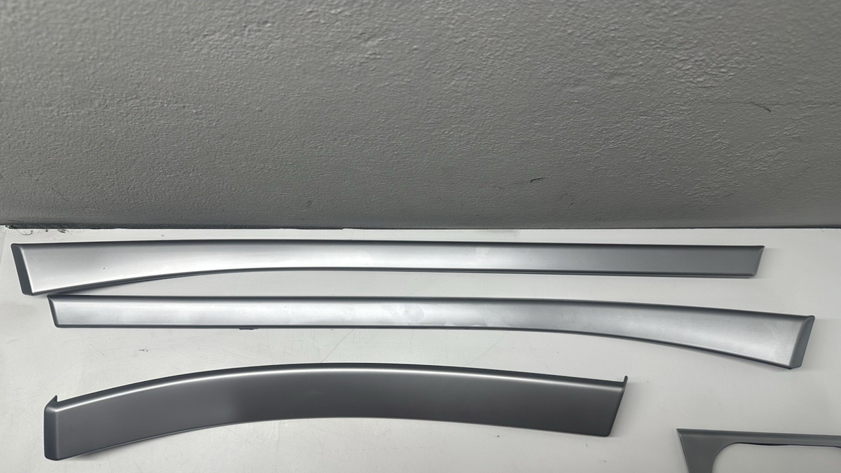 ⭐️ BMW 5 SERIES E39 OEM SATIN SILVER SAVOINI INTERIOR TRIM SET