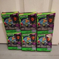 Mega Bloks 6x LEO KATANA SWAT  figure TEENAGE MUTANT NINJA TURTLES Leonardo TMNT