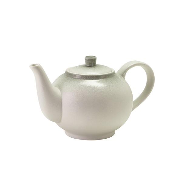 Sereno Porcelain Cirrus Teapot For Diningware Tableware 45cl/15.75oz Pack of 6