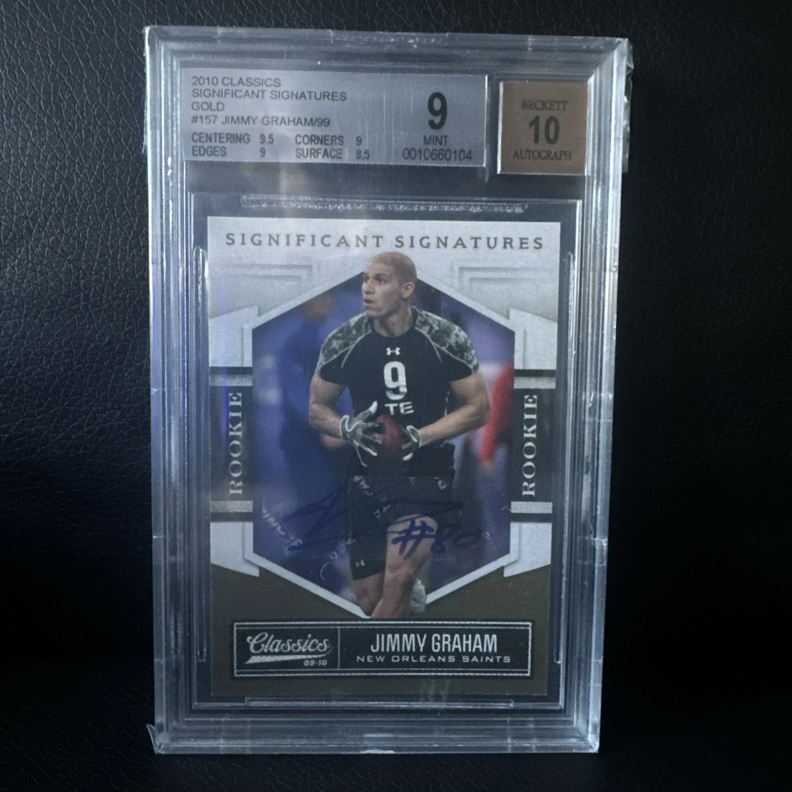 Jimmy Graham Panini Classics #157 Significant Signatures-Platinum