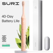 SURI - S1 Electric Toothbrush with UV Light Cleaning and Charging Case and Mi...