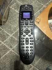 Logitech Harmony 700 Color Screen Black Remote Tested Working