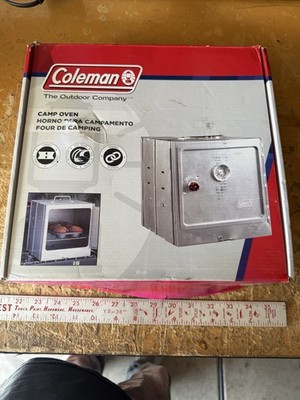 Vintage Coleman 5010 Camp Oven NOS New Old Stock Box Instructions Rack
