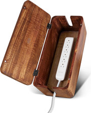 Large Cable Management Box - Cable Organizer Box and Power Strip Box for Electri