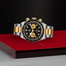 Tudor Black Bay Chrono S&G Yellow Gold Two-Tone Black Dial Watch M79363N-0001 4