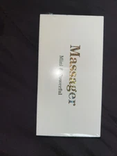 Mini Cordless Handheld Massager with 10 Vibration Modes for Travel and Home