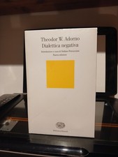 Theodor W. Adorno Dialettica negativa Einaudi Biblioteca n. 195 nel cellofan