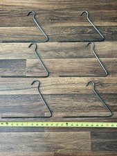 Vintage Metal / Iron Open Ended Pants Hangers Lot of 6