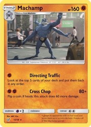 Machamp 13/18 Detective Pikachu Holo Rare