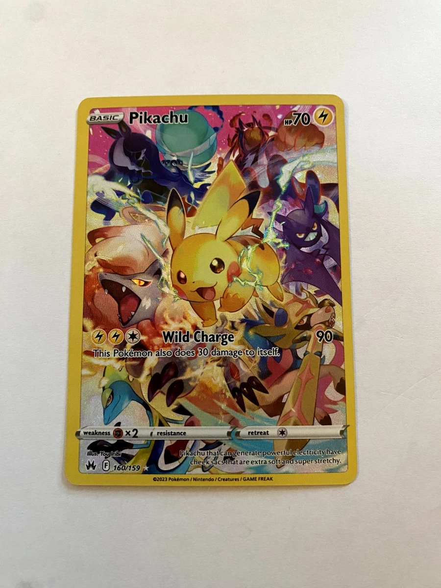 Pikachu 160/159 Crown Zenith for sale | eBay