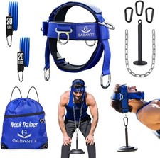 - Neck Exerciser and Neck Trainer. Adjustable Neck Harness Weight Lifting, 4 ...