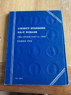 Liberty Standing Half Dollar Collection 1937 1947 stops at 1945s