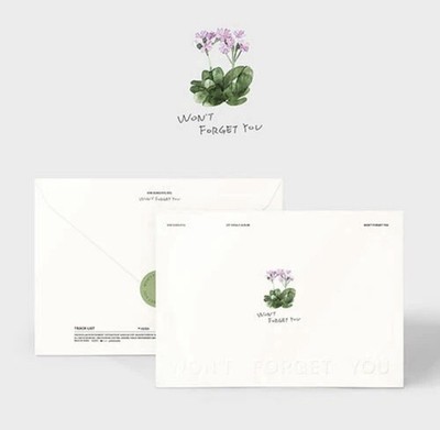 KIM SUNG KYU - Single Album [Won t Forget You] Photo Card CD Disc K-Pop Book