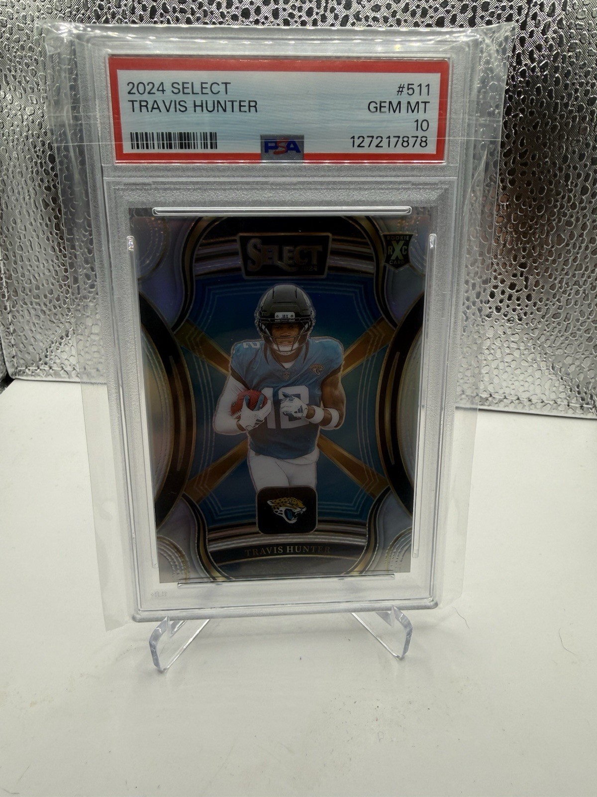2024 Select Travis Hunter 2025 XRC RC Rookie #511 Jaguars PSA 10