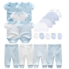 Unisex Baby Layette Essentials Giftset Clothing Set 19Piece For Newborn Baby